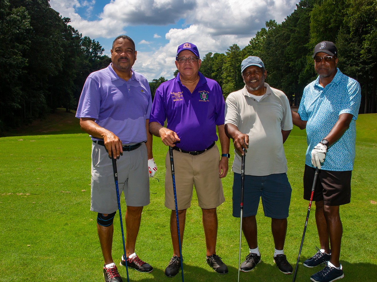 golfers on the course, Drive 4 Knowledge 2022